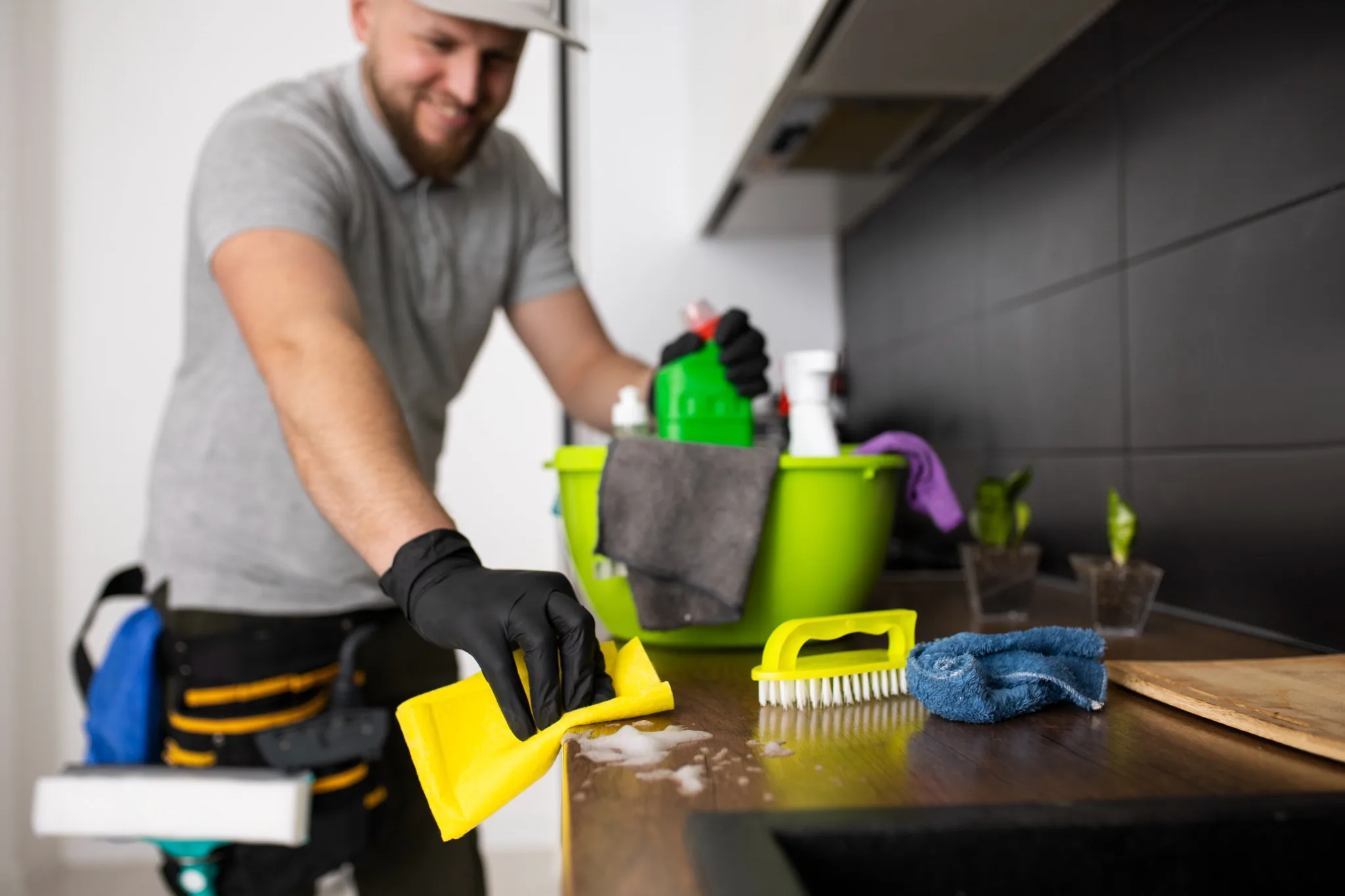 Photograph representing Post-Construction Cleaning